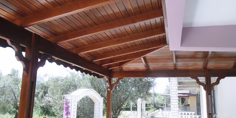 Kocaeli Ahşap Çatı veranda